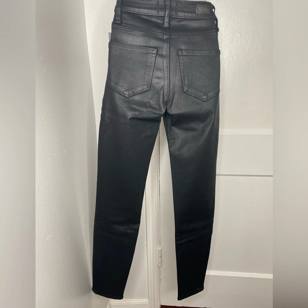 PAIGE NWT Margot Ankle Black Jeans Size 23